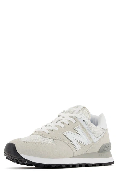 Shop New Balance 574 Sneaker In Nimbus Cloud/ White