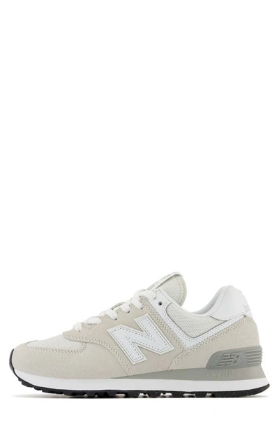 Shop New Balance 574 Sneaker In Nimbus Cloud/ White