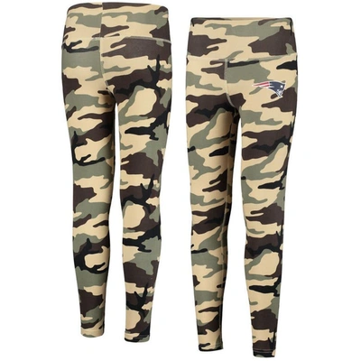 Shop Outerstuff Girls Youth Camo New England Patriots Left Right Left Leggings