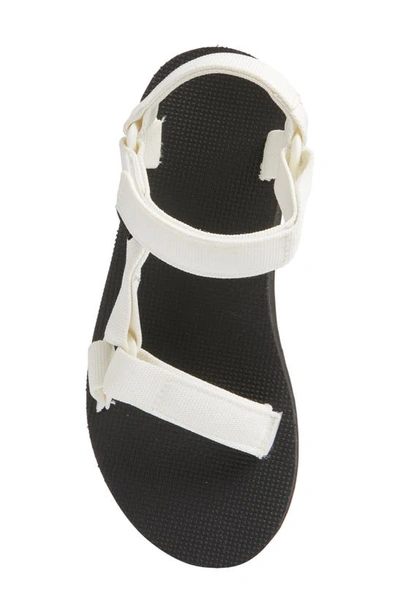 Shop Teva Universal Sandal In Black/ White