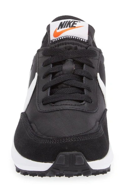 Shop Nike Waffle Debut Sneaker In Black/ White/ Orange