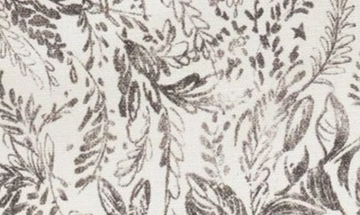 Shop Golden Goose California Botanic Print Tote In Black/ White