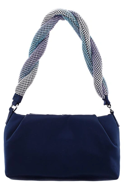 Shop Nina Becca Shoulder Bag In New Navy