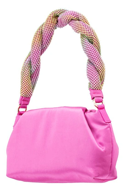 Shop Nina Becca Shoulder Bag In Ultra Pink