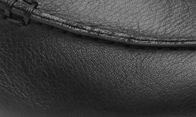 Shop Rockport Cobb Hill Crosbie Moc Toe Loafer In Black Leather