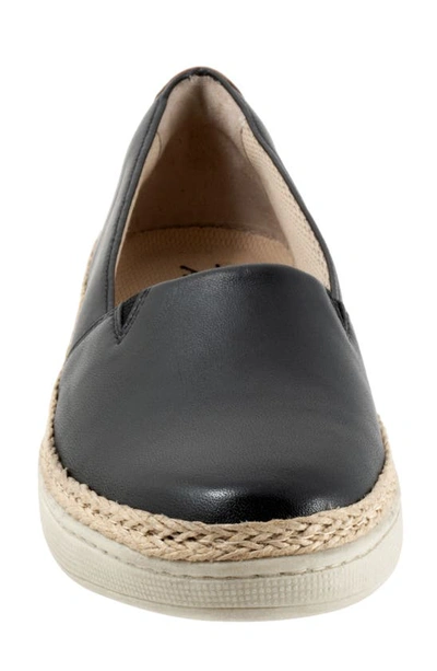 Shop Trotters Accent Slip-on In Black Leather