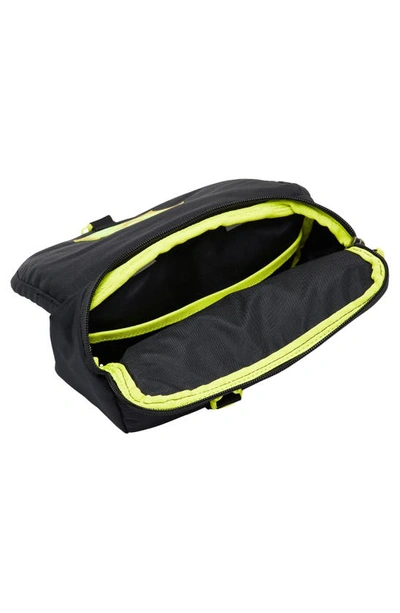 Shop Nike Hike Convertible Belt Bag In Black/ Particle Grey/ Green
