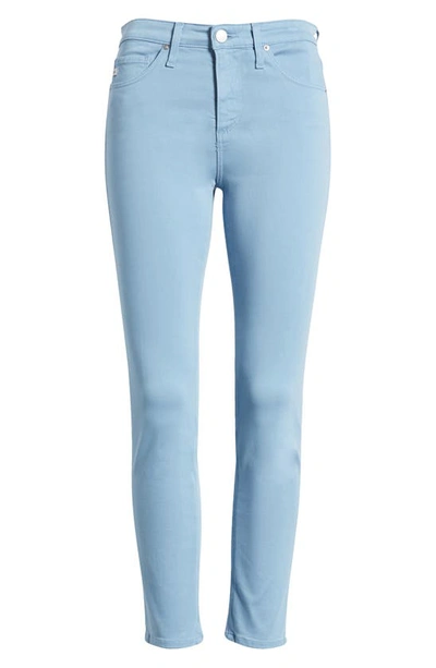 Shop Ag The Prima Mid Rise Crop Cigarette Jeans In Clear Skies