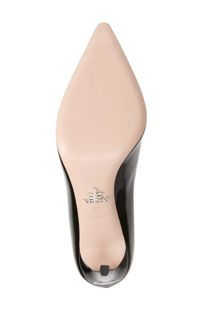 Shop Prada Pointed Toe Pump In Black