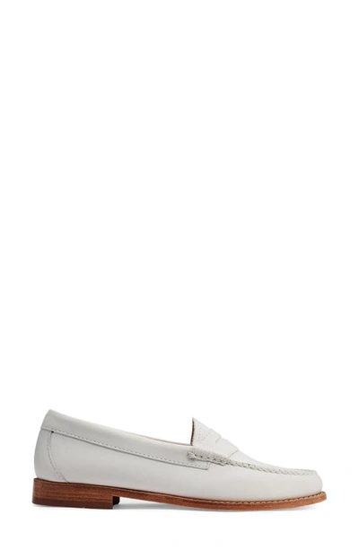 Shop Gh Bass G.h.bass Whitney Weejuns® Penny Loafer In White Soft Calf