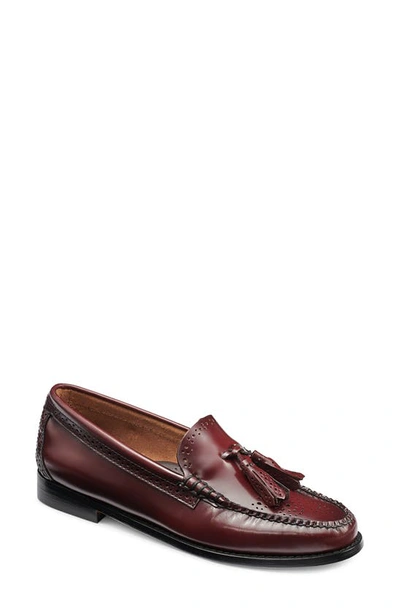 Shop Gh Bass Estelle Tassel Loafer In Wine