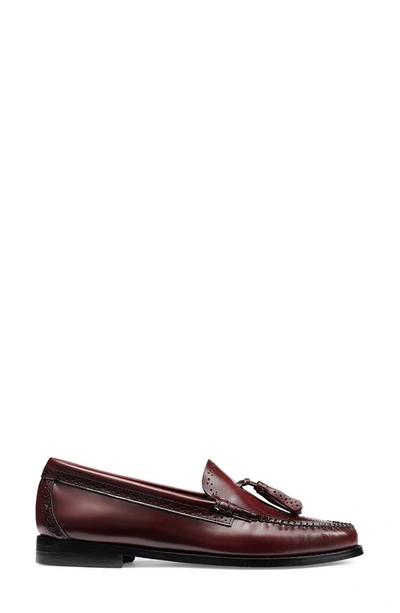 Gh Bass G.h. Bass Estelle Tassel Flats In Wine