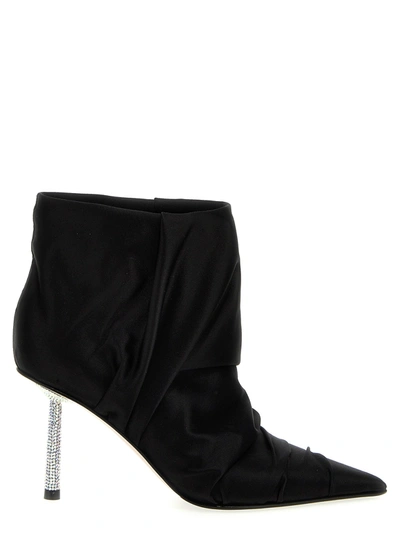 Shop Le Silla Fedra Boots, Ankle Boots Black
