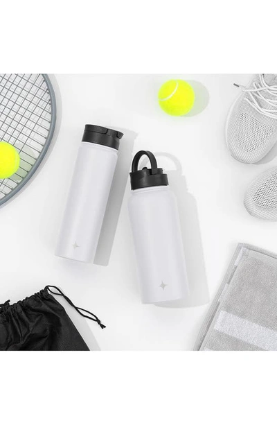 Joyjolt Stainless Steel Water Bottle In White