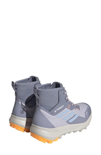 Shop Adidas Originals Terrex Hiker Rain.rdy Waterproof Hiking Boot In Dawn/ Blue / Coral