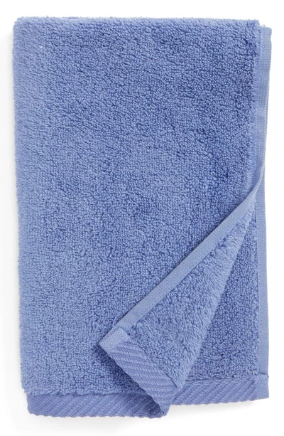Shop Matouk Milagro Fingertip Towel In Periwinkle