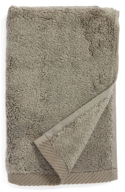 Shop Matouk Milagro Fingertip Towel In Steel