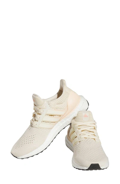 Shop Adidas Originals Ultraboost 1.0 Dna Sneaker In Ecru/ Ecru/ Coral