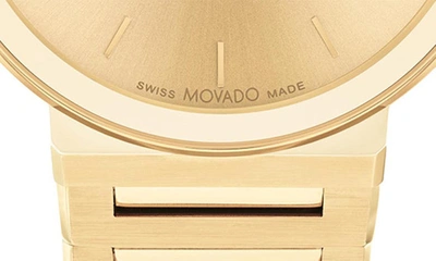 Movado Men's Bold Evolution Bracelet Watch In Yellow Gold