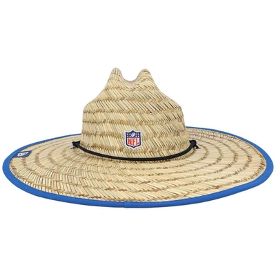 Shop New Era Natural Indianapolis Colts Nfl Training Camp Official Straw Lifeguard Hat