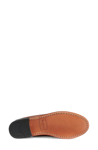 Shop Gh Bass Whitney Leather Loafer In Tan/ White