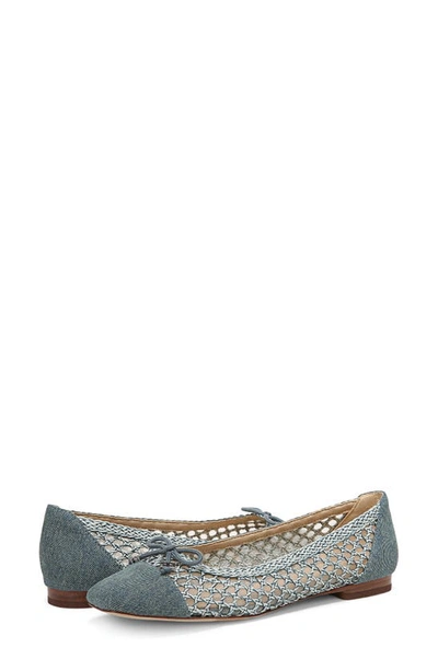 Shop Sam Edelman May Flat In Washed New Blue