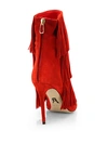 PAUL ANDREW Suede Fringe Ankle Boots