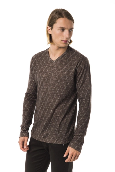 Shop Byblos Brown Cotton Men's Sweater