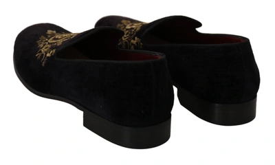 Shop Dolce & Gabbana Brown Suede Leather Stiletto Shoes Men's Heels In Black