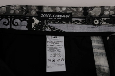 Shop Dolce & Gabbana Multicolor Dragon Print Capri Men's Pants