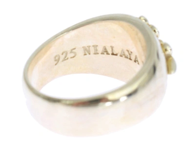 Shop Nialaya Silver Crest 925 Sterling Men's Ring
