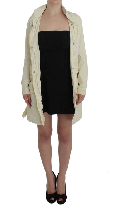 Shop P.a.r.o.s.h . Beige Weather Proof Trench Jacket Women's Coat