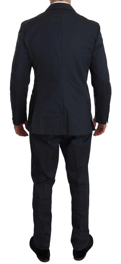 Shop Romeo Gigli Elegant Blue Two-piece Men's Suit