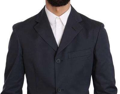 Shop Romeo Gigli Elegant Blue Two-piece Men's Suit