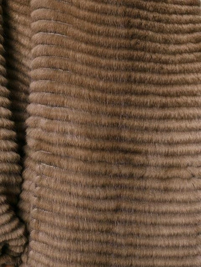 Shop Liska Cashmere Hooded Coat - Brown