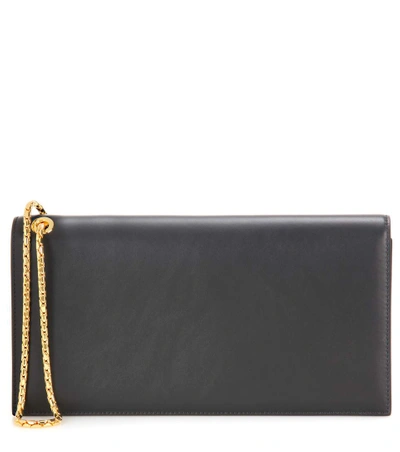Tom Ford Leather Clutch In Black