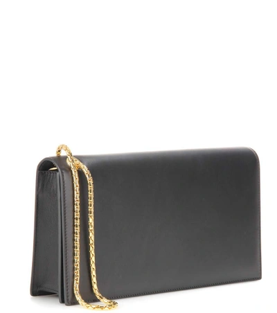 Shop Tom Ford Leather Clutch In Black