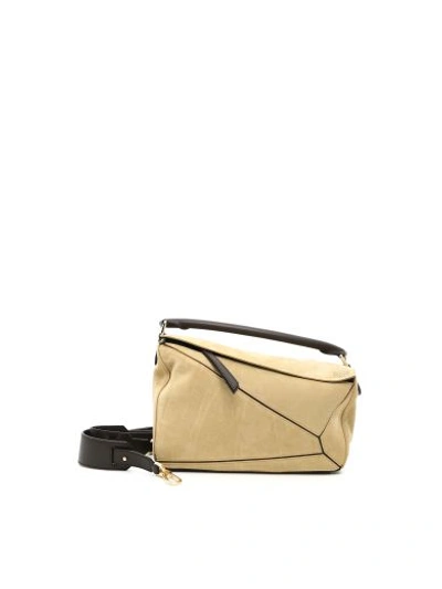 Shop Loewe Puzzle Bag In Gold|giallo