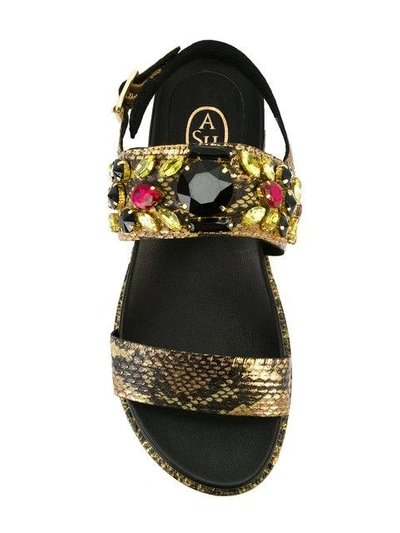 Shop Ash Embellished Flat Sandals