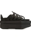 RICK OWENS RICK OWENS PLATFORM GLADIATOR SANDALS - BLACK,RO16S9862LHGE11400511