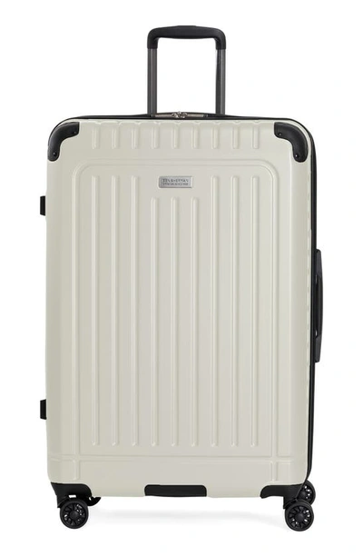 Shop Ben Sherman 28" Expandable Spinner Suitcase In Dover White