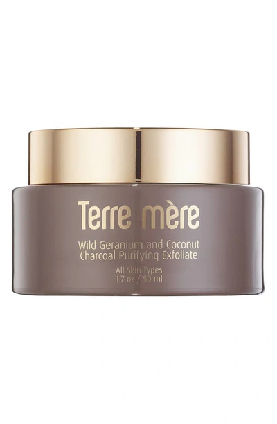 Terre Mere Wild Geranium And Coconut Charcoal Purifying Exfoliate