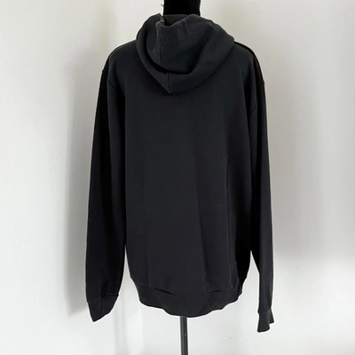 Pre-owned Balenciaga Black Hoodie With Signature Logo In Default Title