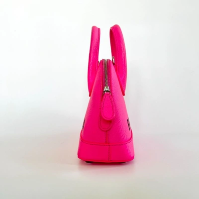 Balenciaga Fluorescent Pink Ville XXS Leather Tote - Farfetch