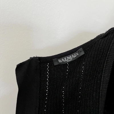 Pre-owned Balmain Mini Knit Dress In Default Title