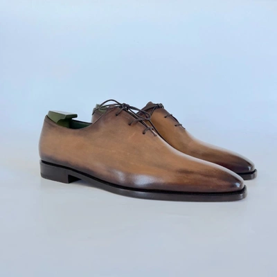 Pre-owned Wholecut Patina Alessandro Demesure Oxford Shoes, Uk10.5 In  Default Title