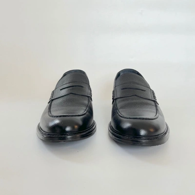 Pre-owned Boggi Black Penny Loafers In Default Title