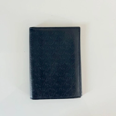 Pre-owned Brioni Black Leather Flap Wallet In Default Title