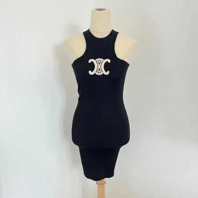 Women's Sleeveless silk athletic dress with Triomphe and underwire