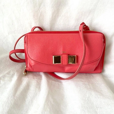 Pre-owned Chloé 'lily' Wallet On Chain Crossbody Bag In Default